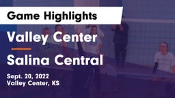 Valley Center  vs Salina Central  Game Highlights - Sept. 20, 2022