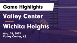 Valley Center  vs Wichita Heights  Game Highlights - Aug. 31, 2023