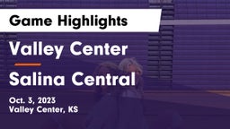 Valley Center  vs Salina Central  Game Highlights - Oct. 3, 2023