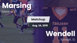 Matchup: Marsing  vs. Wendell  2018