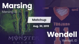 Matchup: Marsing  vs. Wendell  2019