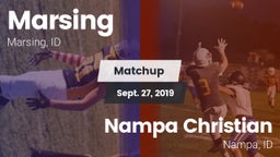 Matchup: Marsing  vs. Nampa Christian  2019