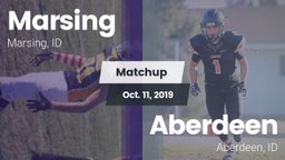 Matchup: Marsing  vs. Aberdeen  2019
