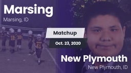 Matchup: Marsing  vs. New Plymouth  2020