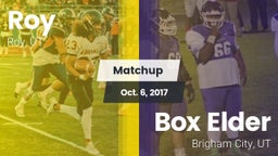 Matchup: Roy  vs. Box Elder  2017