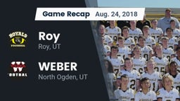 Recap: Roy  vs. WEBER  2018