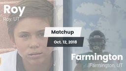 Matchup: Roy  vs. Farmington  2018