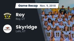 Recap: Roy  vs. Skyridge  2018