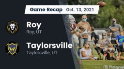 Recap: Roy  vs. Taylorsville  2021