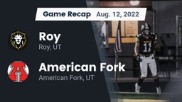 Recap: Roy  vs. American Fork  2022