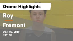 Roy  vs Fremont  Game Highlights - Dec. 20, 2019