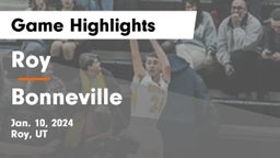 Roy  vs Bonneville  Game Highlights - Jan. 10, 2024