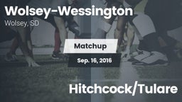 Matchup: Wolsey-Wessington vs. Hitchcock/Tulare  2016