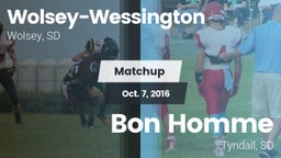 Matchup: Wolsey-Wessington vs. Bon Homme  2016