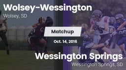 Matchup: Wolsey-Wessington vs. Wessington Springs  2016