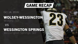 Recap: Wolsey-Wessington  vs. Wessington Springs  2016