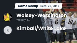 Recap: Wolsey-Wessington  vs. Kimball/White Lake 2017