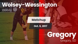 Matchup: Wolsey-Wessington vs. Gregory  2017