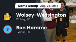 Recap: Wolsey-Wessington  vs. Bon Homme  2018