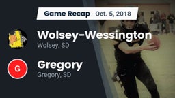 Recap: Wolsey-Wessington  vs. Gregory  2018