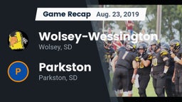 Recap: Wolsey-Wessington  vs. Parkston  2019