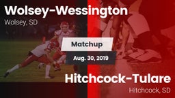 Matchup: Wolsey-Wessington vs. Hitchcock-Tulare  2019