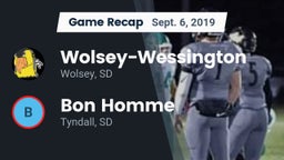 Recap: Wolsey-Wessington  vs. Bon Homme  2019