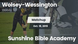 Matchup: Wolsey-Wessington vs. Sunshine Bible Academy 2019