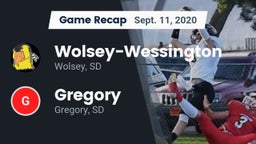 Recap: Wolsey-Wessington  vs. Gregory  2020