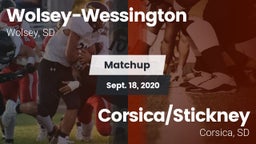 Matchup: Wolsey-Wessington vs. Corsica/Stickney  2020