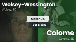 Matchup: Wolsey-Wessington vs. Colome  2020