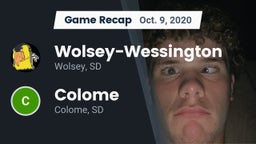 Recap: Wolsey-Wessington  vs. Colome  2020