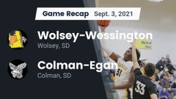 Recap: Wolsey-Wessington  vs. Colman-Egan  2021