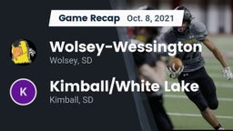 Recap: Wolsey-Wessington  vs. Kimball/White Lake  2021