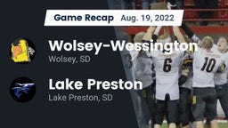 Recap: Wolsey-Wessington  vs. Lake Preston  2022