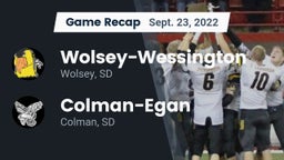 Recap: Wolsey-Wessington  vs. Colman-Egan  2022
