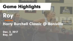 Roy  vs Harry Burchell Classic @ Boniville Game Highlights - Dec. 2, 2017