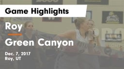 Roy  vs Green Canyon Game Highlights - Dec. 7, 2017