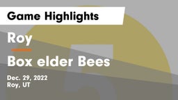 Roy  vs Box elder Bees Game Highlights - Dec. 29, 2022