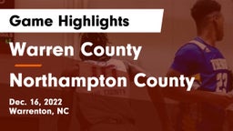 Warren County  vs Northampton County  Game Highlights - Dec. 16, 2022