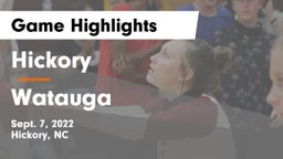 Hickory  vs Watauga  Game Highlights - Sept. 7, 2022