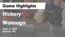 Hickory  vs Watauga  Game Highlights - Sept. 6, 2023