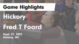 Hickory  vs Fred T Foard  Game Highlights - Sept. 27, 2023