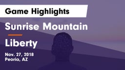 Sunrise Mountain  vs Liberty Game Highlights - Nov. 27, 2018