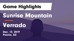 Sunrise Mountain  vs Verrado  Game Highlights - Dec. 12, 2019