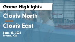 Clovis North  vs Clovis East  Game Highlights - Sept. 23, 2021