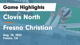 Clovis North  vs Fresno Christian Game Highlights - Aug. 25, 2023