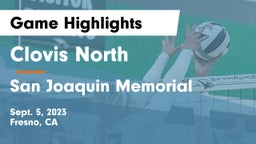 Clovis North  vs San Joaquin Memorial  Game Highlights - Sept. 5, 2023