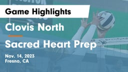 Clovis North  vs Sacred Heart Prep  Game Highlights - Nov. 14, 2023