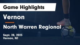 Vernon  vs North Warren Regional  Game Highlights - Sept. 28, 2023